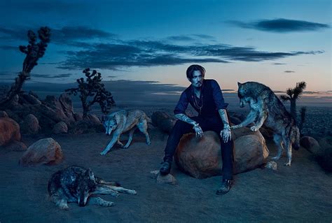 johnny depp commercial with wolves